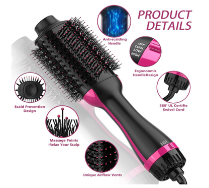 3 in 1 One-Step Hair Dryer & Styler Volumizer