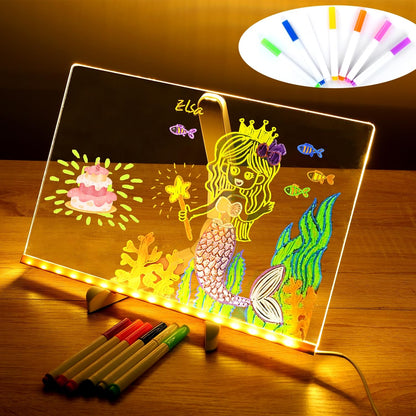 LED Glow Drawing Board for Kids!